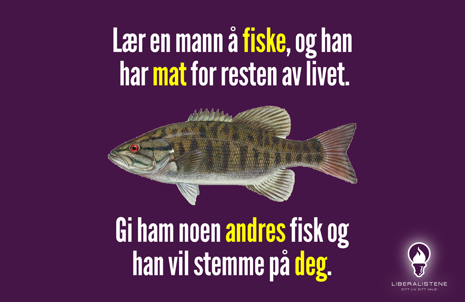 Lær å fiske.